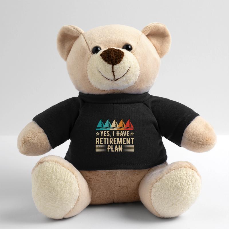 Sailing Retirement Plan Retired Sailor Sailboat Teddy Bear