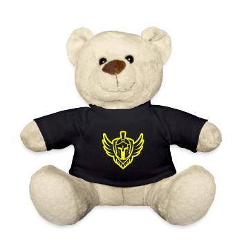 Spartaner Helm Symbol - Teddy - Schwarz - Vorne