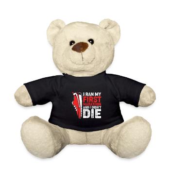Marathoniens Semi-marathon Marathon - Nounours - noir - Devant