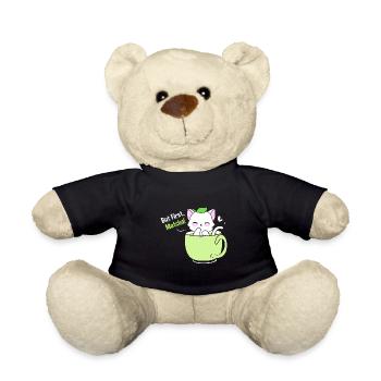 Matcha Tea - Teddy Bear - black - Front