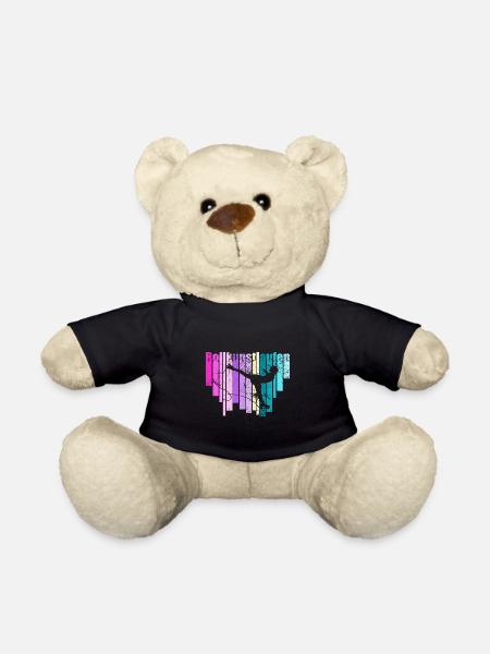Rollkunstlaufen, Rollkunstläuferin in Flieger - Teddy - Schwarz
