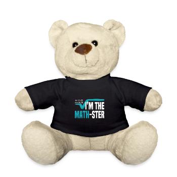 Je Suis Le Math-Ster Mathématicien Mathématiques - Nounours - noir - Devant