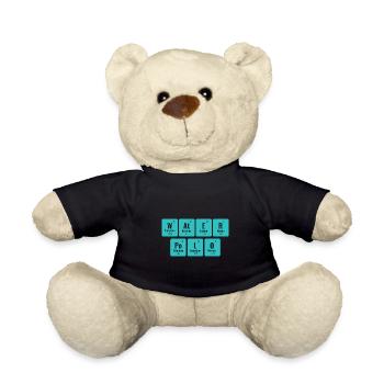 Wasserball Periodensystem der Elemente Aquatic Polo - Teddy - Schwarz - Vorne