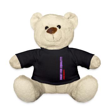 Les droits des femmes sont des droits de l’homme - Nounours - noir - Devant