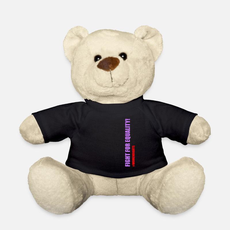 Women's rights are human rights - Teddy Bear - black