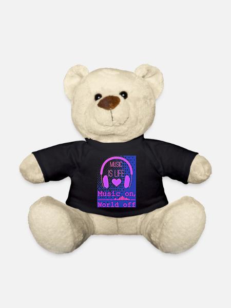 la musique - Nounours - noir