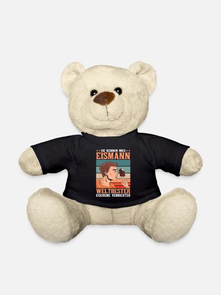 Sie Nennen Mich Eismann Weltbester Eiscreme - Teddy - Schwarz