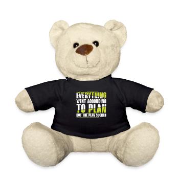 Alles Lief Nach Plan, Aber Plan Ist Scheiße - Teddy - Schwarz - Vorne