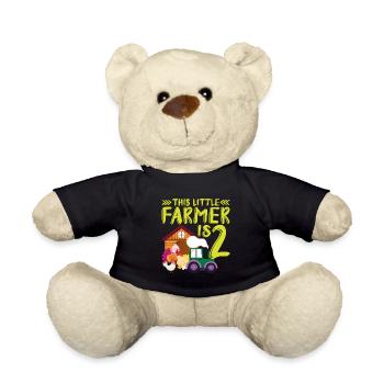 This small farmer is 2 farm more thematic - Teddy Bear - black - Front