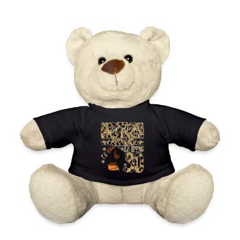 This Melanin Queen is now 30 black - Teddy Bear - black - Front