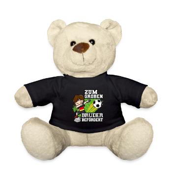 Zum Großen Bruder Befördert Soccer Player German - Teddy - Schwarz - Vorne