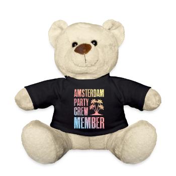 Amsterdam Party Crew - Nounours - noir - Devant