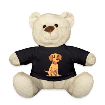 Conception de chien mignon pour les propriétaires de chiens - Nounours - noir - Devant