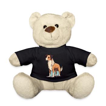 Cute dog design for dog owners - Teddy Bear - black - Front