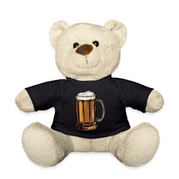 Beer Mug Beer Malt Symbol - Teddy Bear - black - Front