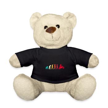 Evolution Graphic Dirt Biker Motorcycle Enduro Mot - Teddy - Schwarz - Vorne
