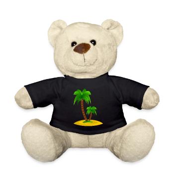 Palm Island - Teddy Bear - black - Front