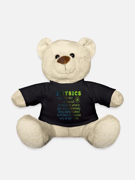 Physik - Teddy - Schwarz