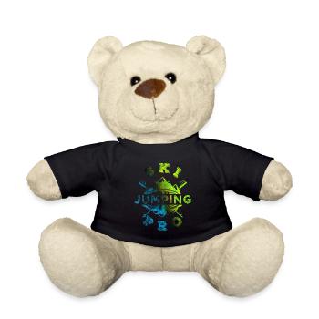 Ski jumping - Teddy Bear - black - Front
