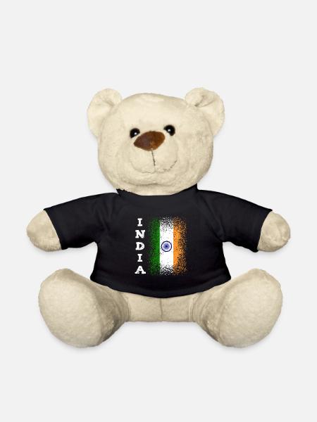 Indien Flagge - Teddy - Schwarz