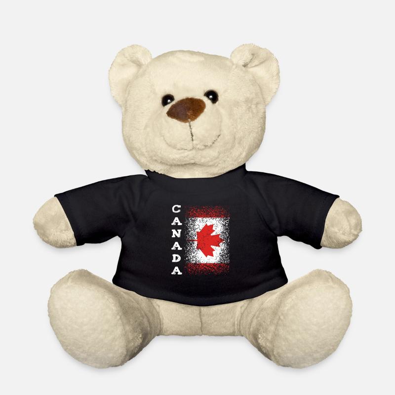 Kanada Flagge - Teddy - Schwarz