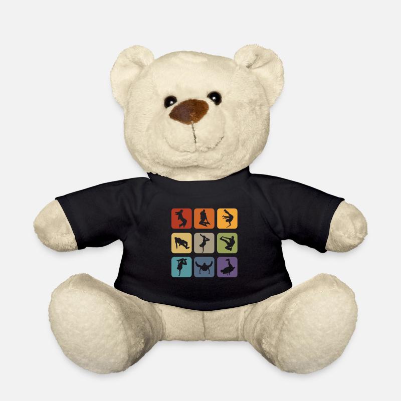 Breakdancer Breakdance B-Boying Tänzer Geschenk - Teddy - Schwarz