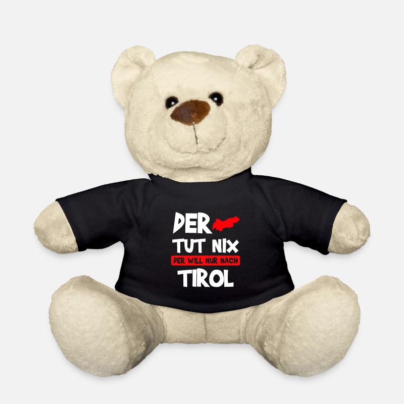 Tirol Österreich Tiroler Geschenk - Teddy - Schwarz
