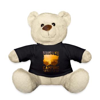Camping Couple - Nounours - noir - Devant