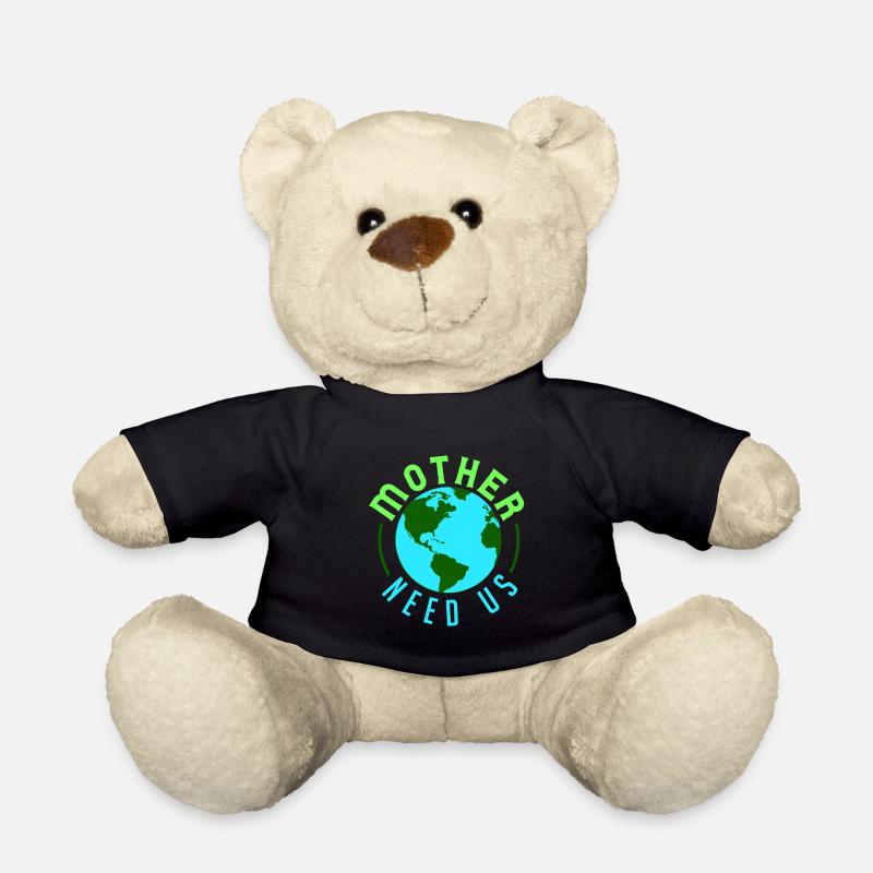 Klimawandel Umwelt Nachhaltig - Teddy - Schwarz