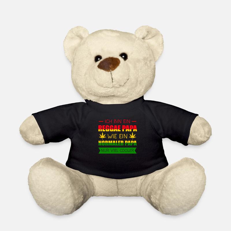 Reggae Rasta Rastafari Jamaika Geschenk - Teddy - Schwarz
