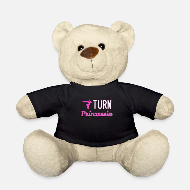 Turnen Kunstturnen Bodenturnen Geschenk - Teddy - Schwarz