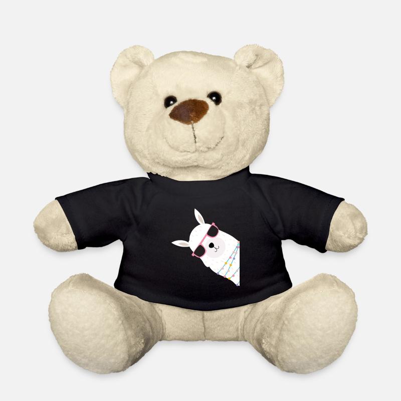 Christmas alpaca - Teddy Bear - black