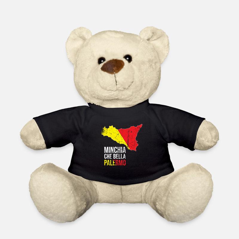 MINCHIA CHE BELLA PALERMO Sicilia - Teddy - Schwarz