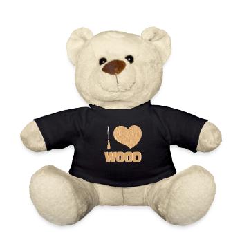 Carpenters Craftsman Woodworking Carpentry - Teddy - Schwarz - Vorne
