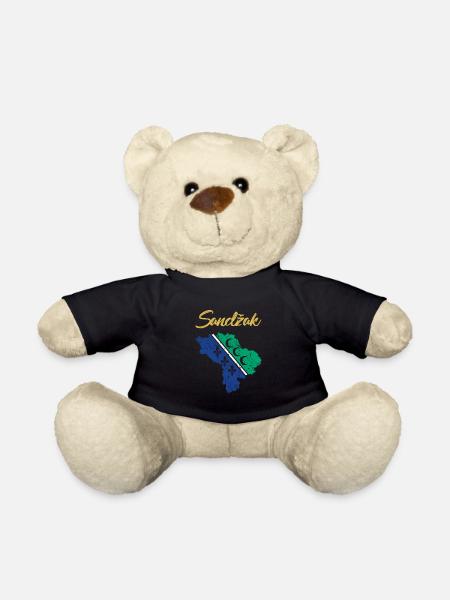 Sandzak Sandzaklija Novi Pazar Flagge Geschenk - Teddy - Schwarz