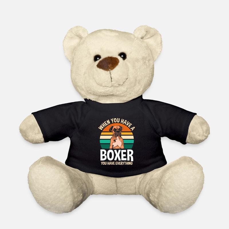 Boxer Boxer Geschenk - Teddy - Schwarz