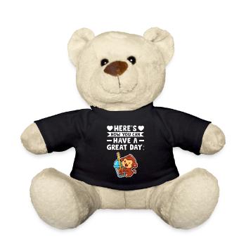 Bubble Tea Bubble Tea Fan Articles Bubble - Teddy Bear - black - Front