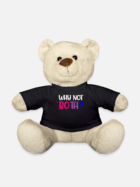 Bisexuelles LGBT Bi LGBTQ Geschenk - Teddy - Schwarz