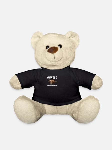 Onkel Schlafshirt Onkels Geschenk - Teddy - Schwarz