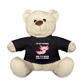Axolotel Axolotl Lover Axolotls Gift - Teddy Bear - black - Front