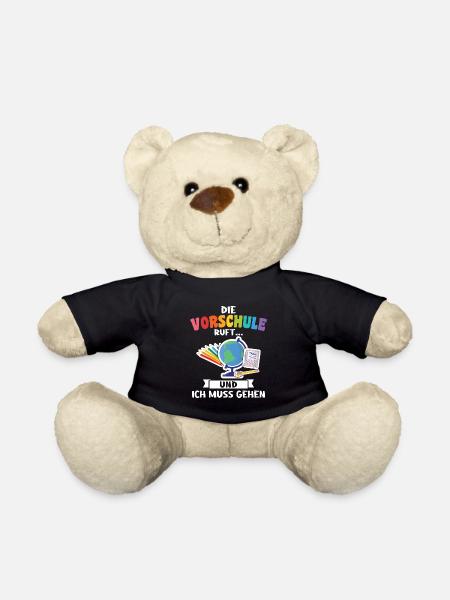 Vorschule Anfang Vorschulkind Geschenk - Teddy - Schwarz