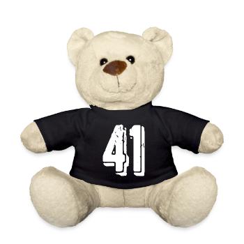 41 Zahl Trikot - Teddy - Schwarz - Vorne