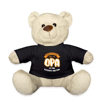 Opas Opa Opas Geschenk - Teddy - Schwarz - Vorne