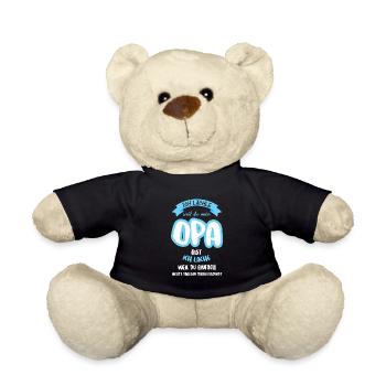 Opas Opa Opas Geschenk - Teddy - Schwarz - Vorne