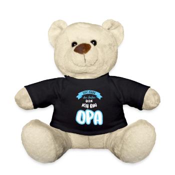 Opas Opa Opas Geschenk - Teddy - Schwarz - Vorne