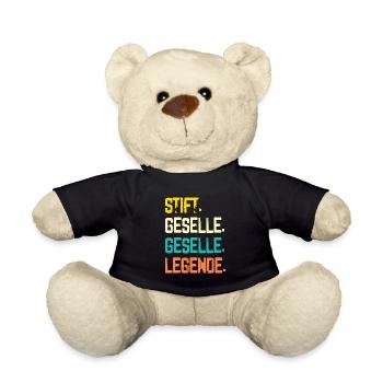 Geselle 2023 Geselle Geselle bestanden Geschenk - Teddy - Schwarz - Vorne