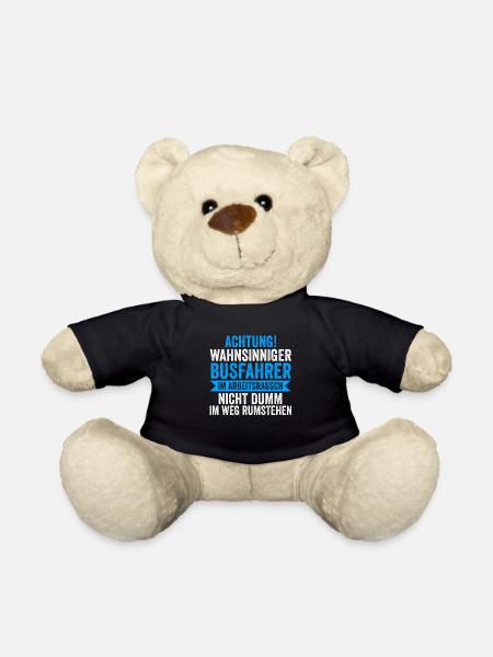 Busfahrer Job Busfahren Geschenk - Teddy - Schwarz