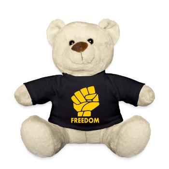 Freedom - Teddy Bear - black - Front