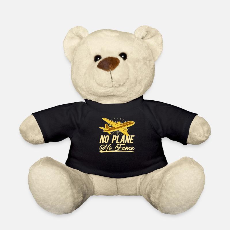 Airline Pilot Aviation Pun für Linienflug Piloten - Teddy - Schwarz
