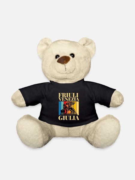 Venice Gondola Italy Venezia - Teddy Bear - black
